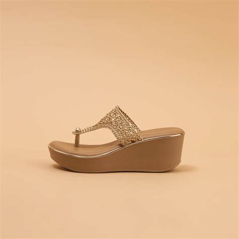 Buy Eridani Woven Gold Alita Wedges Online