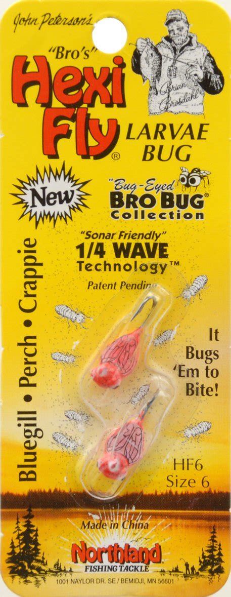 Buy Northland Tackle Hexi Fly #6 Fishing Jig, Fire Ant Online at Low ...