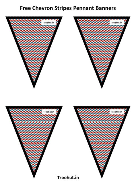 Free Chevron Stripes Bulletin Board Decorations and Craft Printables #87