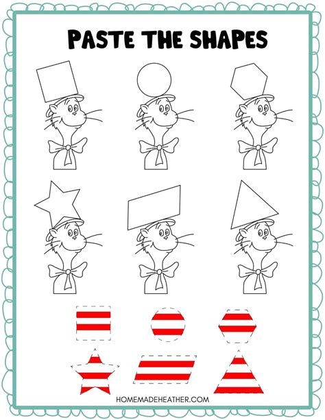 Free Cat in the Hat Printable | Dr seuss activities, Dr seuss preschool ...