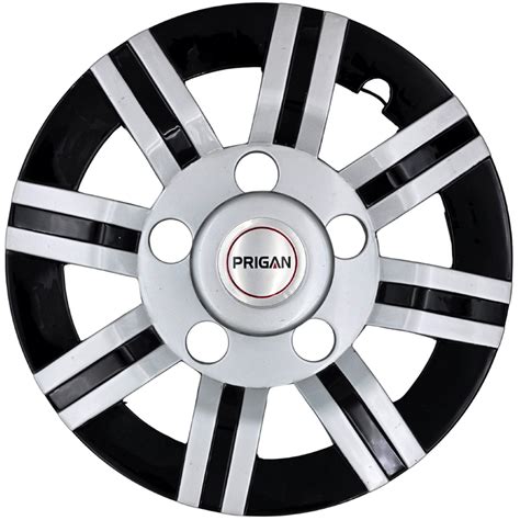 PRIGAN WHEEL COVER FOR BOLERO AND FORCE ONLY | 15 INCH SILVER BLACK WH ...