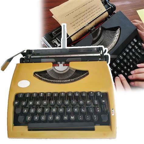 Mechanical English Typewriter Classic Nostalgia Typewriter Normal Use ...