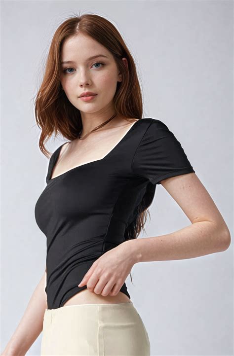 MWB Square Neck Short Sleeve Bodysuit