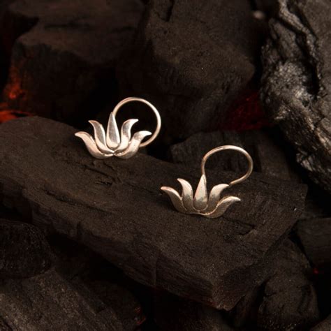 Silver Nose Pin Online | Pierced Silver Nosepins | Silver Linings ...