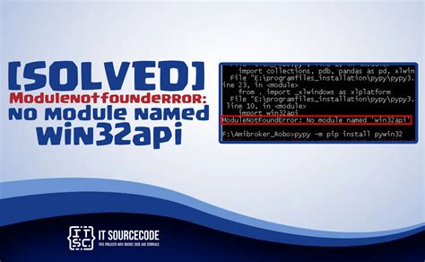 Image result for No Module Named Win32 API