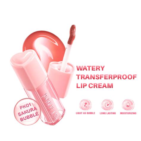 Buy PINKFLASH Watery Transferproof Bubble Glowy Lip Cream - HOK Makeup