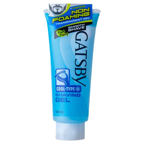 Gatsby Japan Shaving Gel - Cool Type | Non Foaming & Transparent Type ...