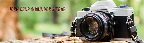 JERN Camera Strap,Camera Sling Strap with Safety Tether, Adjustable and ...