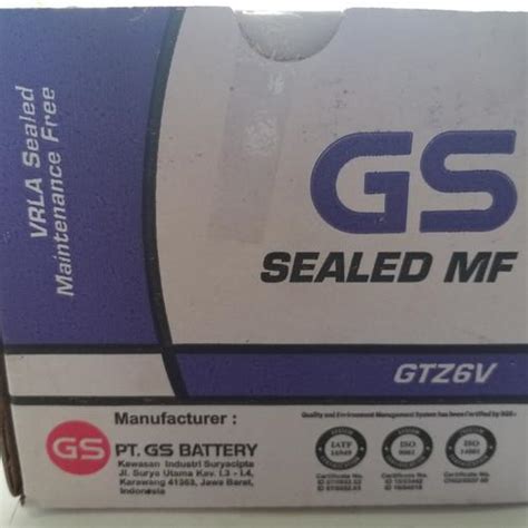 Jual Aki motor GS GTZ6V buat Vario, dll - Kota Mataram - Buana Mas Toko ...