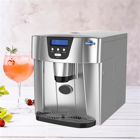 Rockwell Ice Cube Maker and Water Dispenser, 10 Cubes in 7 Minutes ...