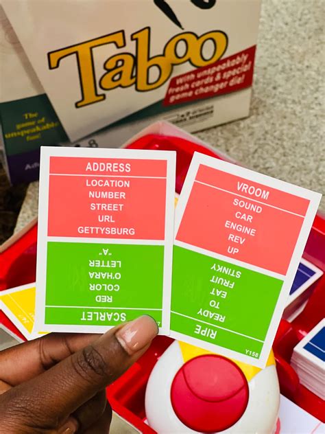 Taboo Board Game