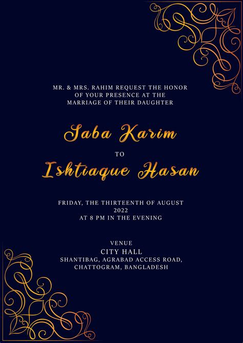 Image result for Wedding Invitation Card Design