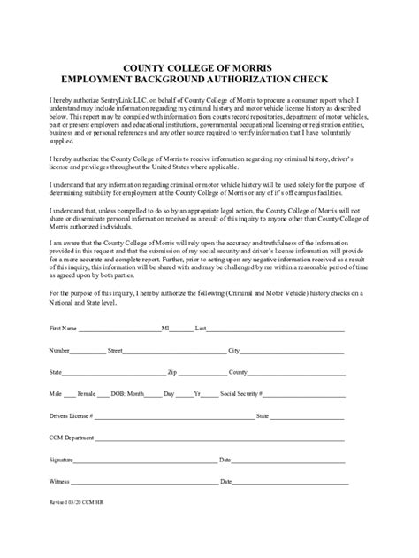 Fillable Online SentryLink - Pre Employment Background Checks and ...