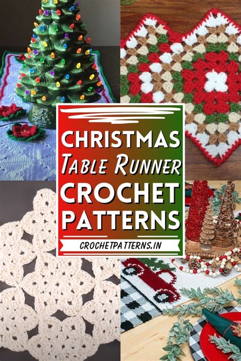 Image result for Christmas Crochet Table Runner Patterns