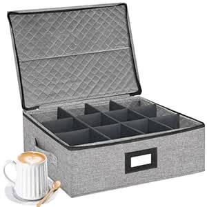 China Storage Containers Chest for Cups, Tea Mugs Sets Storage Box with ...