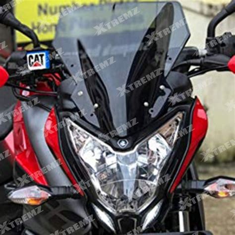 Xtremz Visor For Universal Bikes - Black Color