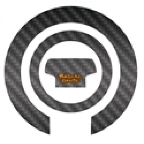 Rascal Grafik Gas Cap Cover - Yamaha R1 2009-12 Carbon Cover