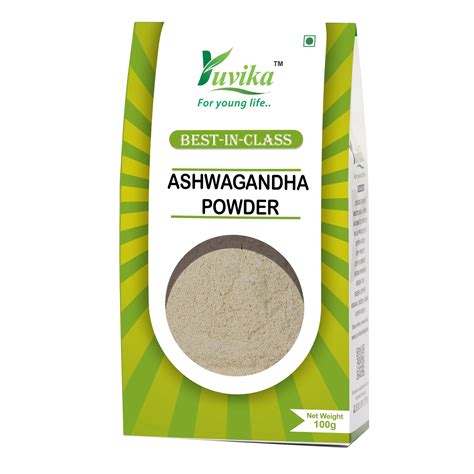 Ashwagandha Powder - Withania Somnifera (100g) - Yuvika Herbs Ayurveda
