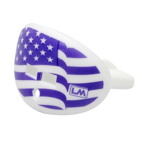 Purple USA Flag Football Lip Protector Mouthguard – LOUDMOUTHGUARDS