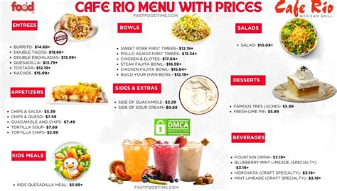 cafe rio Menu With Prices | Order Online Delivery