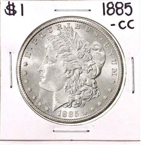 1885-cc $1 Morgan Silver Dollar Coin Auction