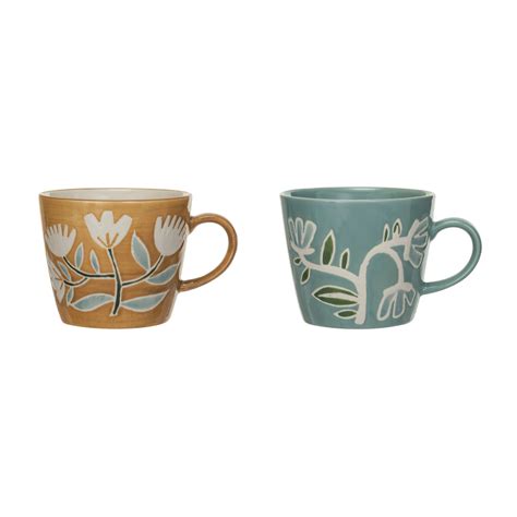 Buttercup Stoneware Mugs – Fiori and Fern