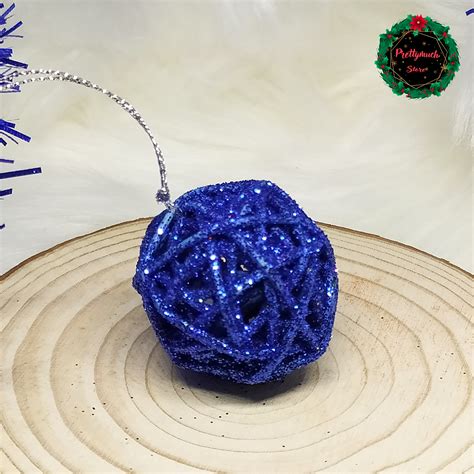 Blue Ball Ornament - Pretty Much Store