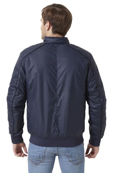 Buy Men Navy Solid Jacket Online - 89014 | Peter England
