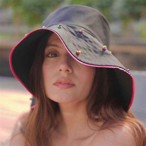 Oversized Embellished Beach Floppy Hat - Black – Hair Drama Company