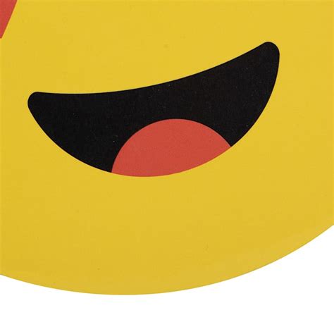 Hanging Reversible Emoji Wall Art, 8"