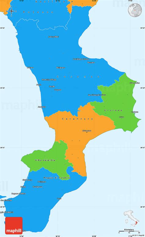 Image result for Calabria Map