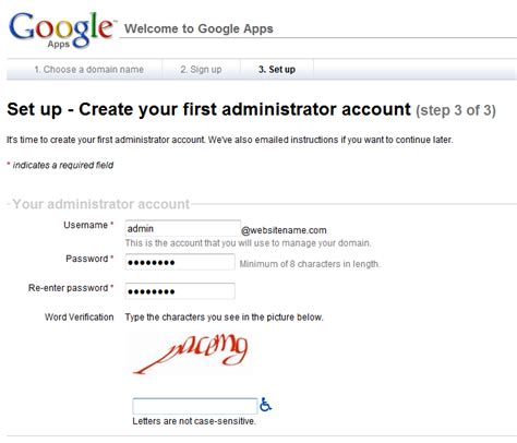 Image result for Google Setup Code