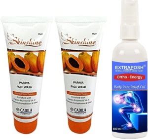 Extraposh Ortho Aid Oil + Papaya Face Wash Price in India - Buy ...