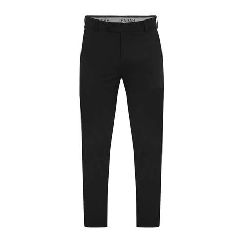 Buy Men Black Plain Trousers Online at The Collective - 936746
