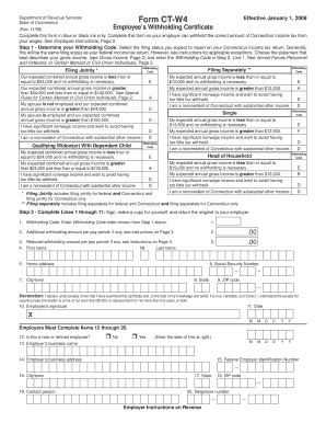 Fillable Online Form CT-W4 - Norwalk, CT Fax Email Print - pdfFiller