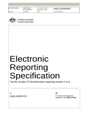 Tax file number (TFN) declaration reporting version 2 Doc Template ...