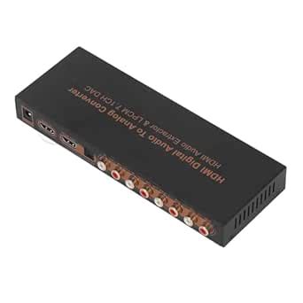 RuhZa 4K HDMI Audio Converter DAC LPCM HDMI Audio Extractor Optical ...