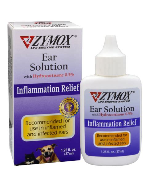 ZYMOX EAR SOLUTION WITH .5% HYDROCORTISONE 1.25OZ - Rosie Bunny Bean ...