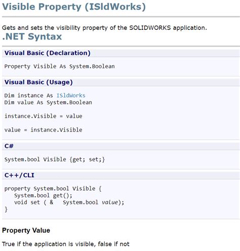 Image result for SolidWorks API Object Model