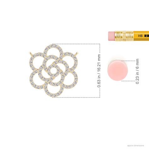 Nature Inspired Diamond Flower Pendant