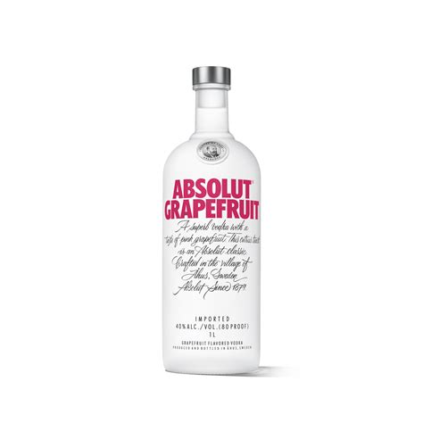ВОДКА АБСОЛЮТ 1л ГРЕЙПФРУТ