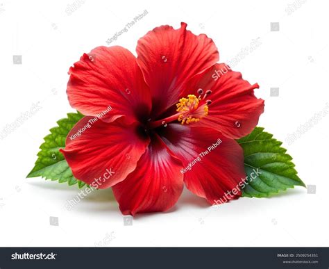 Red Hawaiian Flowers Background Tahiti Flower Stock Photos, Images And