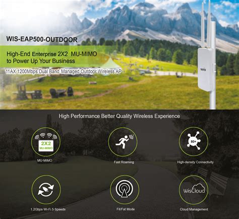 802.11AC | Dual Band | 1200Mbps. | WIS-EAP500-OUTDOOR