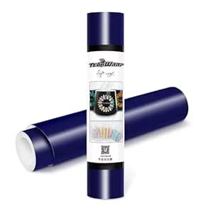 TECKWRAP Permanent Self Adhesive Vinyl 12" x 10ft Matt Navy Blue ...