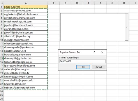 Image result for Populate a List Box Using Two Combo Boxes Excel