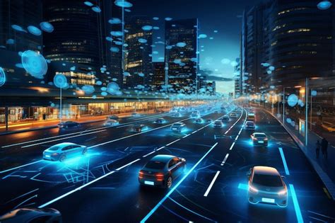 Autonomous vehicles using 5g connectivity for effi 00094 03 | Premium ...