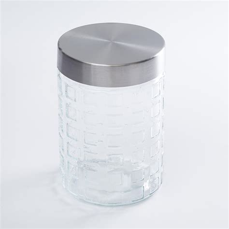 Buy Palestine Set of 3 Glass Storage Jars - 1.3L from Home Centre at ...