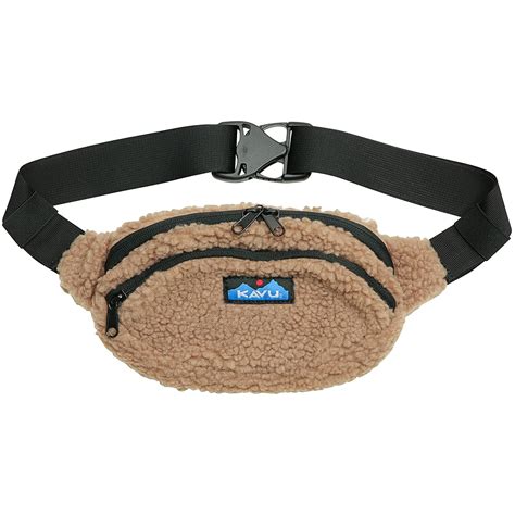 KAVU Fleece Spectator Belt Bag for Men & Women Hip Sherpa Fanny Pack ...
