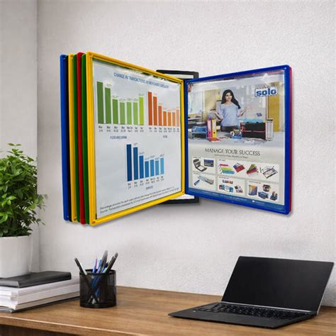 SOP Display Folder with Wall Unit | Heavy-Duty Display Wall Folder | A ...