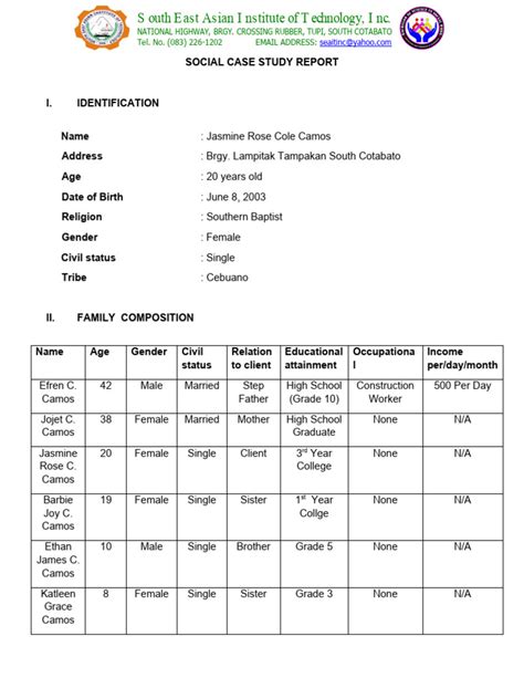 Case Study Report Sample 的图像结果